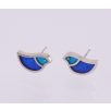 Kék madár fülbevaló