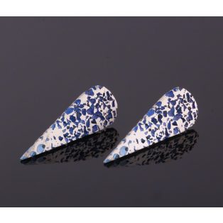 Kék color fülbevaló