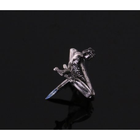 Békakirály kitűző