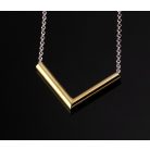 Szívem csücske nyakék - aranyozott