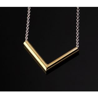 Szívem csücske nyakék - aranyozott