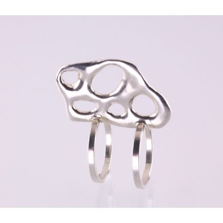 Kétkarikás áttört gyűrű